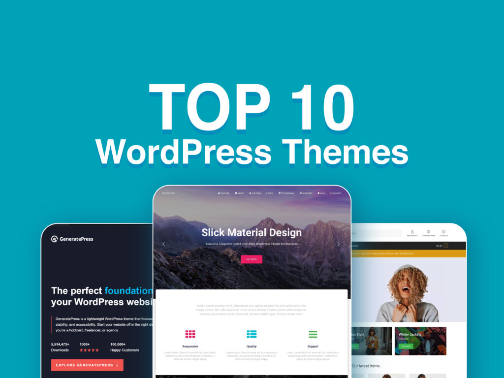 Top 10 wordpress themes